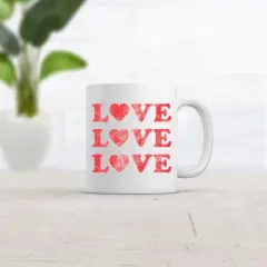 Crazy Dog Love Love Love Mug Cute Valentines Day Coffee Cup - 11oz