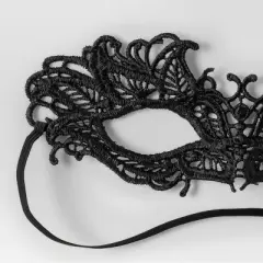 Adult Black Lace Masquerade Halloween Costume Mask - Hyde and EEK! Boutique&trade;