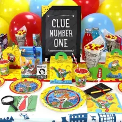 Prime Party Geronimo Stilton Birthday Party Supplies Pack | 58 Pieces | Serves 8 Guests