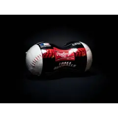 Rawlings 6U T Ball 2pk - White: Foam-Filled Synthetic Leather Baseballs