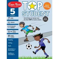 Top Student, Grade 5 Workbook - by  Evan-Moor Educational Publishers (Paperback)