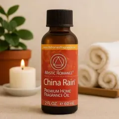 Di'Aroma China Rain Fragrance Oil &ndash; Premium Fresh Clean Rain Scent for Aromatherapy & Relaxation with Diffuser, Burner & Potpourri, 2 Fl oz