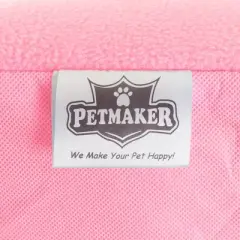 Pet Adobe Indoor Covered Cat Pet Bed With Removable Cushion Pad - 13.5" x 13.5" x 15.75", Pink