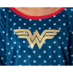 DC Comics Wonder Woman Juniors' Fleece Joggers Pajama Set