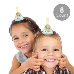 Big Dot of Happiness Noah's Ark - Mini Cone Baby Shower or Birthday Party Hats - Small Little Party Hats - Set of 8