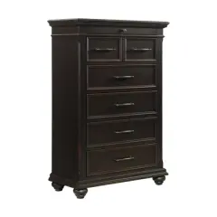 Brooks 6 Drawer Chest Black - Picket House Furnishings