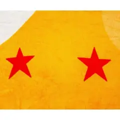 Just Funky Dragon Ball Z 4-Star Dragon Ball Round Fleece Throw Blanket | 48 Inches