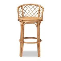 Orchard Rattan Barstool Natural/Brown - bali & pari