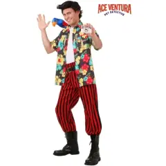 HalloweenCostumes.com Men's Ace Ventura Halloween Costume with Wig | Adult Ace Ventura Costumes