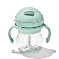OXO Tot 6oz Transitions Straw Cup with Removable Handle - Opal