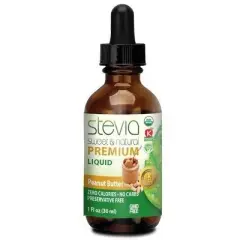 Stevia Sweet & Natural Peanut Butter by Stevia International  -  1 oz Liquid