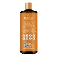Dr. Jacobs Naturals Plant-Based Castile Body Wash Gel- Orange & Ginger- Hypoallergenic- Dermatologist Tested
