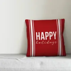 Creative Products Happy Holidays 16x16 Indoor / Outdoor Pillow