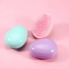 Unique Bargains Mini Portable Hair Brush 3.5"x2.68"x1.89" 1 Pc