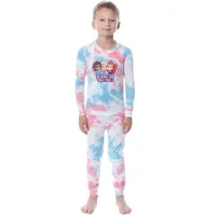 Polly Pocket Girls' Best Friends Are Stronger Together! Sleep Pajama Set Multicolored
