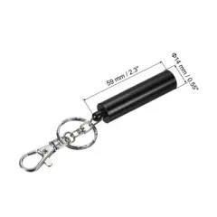 Unique Bargains Snooker Billiard Pool Cue Tip Shaper Pool Repair Tool Billiard Cue Care Accessory with Keychain