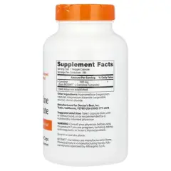 Doctor's Best L-Carnitine Fumarate, 180 Veggie Caps (500 mg per Veggie Cap)