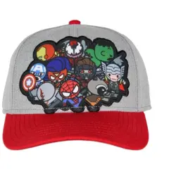 Marvel Comic Chibi Kawaii Style Characters Adult Snapback Hat Cap For Men