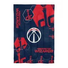 NBA Washington Wizards Hexagon Comforter Set - Twin