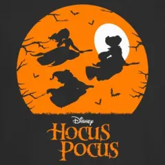 Junior's Hocus Pocus Witch Silhouette T-Shirt