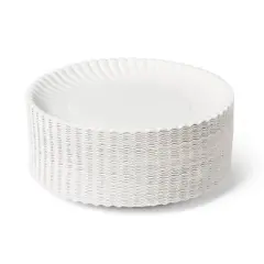 Coated Disposable Paper Plates 9" - 120ct - Dealworthy&trade;