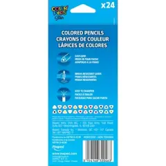 Maped Triangular Colored Pencils, 24 Per Pack, 6 Packs
