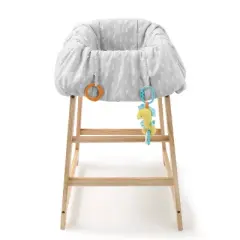 The Peanutshell Shopping Cart and High Chair Cover - Ditsy Leaf