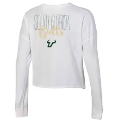NCAA South Florida Bulls Women's White Long Sleeve T-Shirt