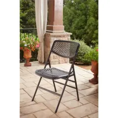 COSCO Ultra Comfort Commercial XL Plastic Folding Chair