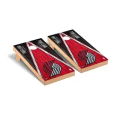 NBA Portland Trail Blazers Premium Cornhole Board Triangle Weathered Version