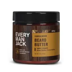 Every Man Jack Men's Moisturizing Beard Butter - Sandalwood - 4oz