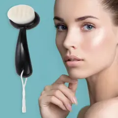 Unique Bargains Soft ABS Nylon Wool Cleansing Brush 1 Piece