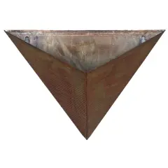 Modern Home Living Wall Galvanized Steel/Zinc Triangular Succulent/Herb Planter