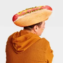 Adult Hot Dog Hat Costume Headwear - Hyde and EEK! Boutique&trade;