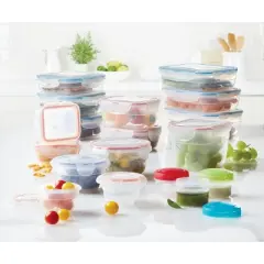 LocknLock Easy Essentials Color Mates Assorted Food Storage Container Set - 36pc