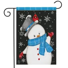 Briarwood Lane Garden Flag 12x18 For Outdoor Jolly Winter Snowman For Winter Garden Flag Flags For Outside