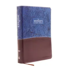 NIV, the Woman's Study Bible, Imitation Leather, Blue/Brown, Full-Color - by  Thomas Nelson (Leather Bound)