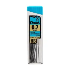Pentel 2pk/60ct 0.7MM Mechanical Pencil Lead Refill: Black No. 2 Writing Instrument Refills for Mechanical Pencils