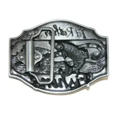 CTM I'd Rather Be Fishing Belt Buckle