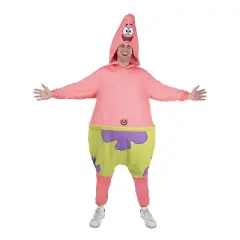 SpongeBob Men's Patrick Halloween Costume Jumpsuit - Pink One Size