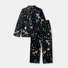 Kids' NBC Halloween 2pc Sleep Pajama Set - Black