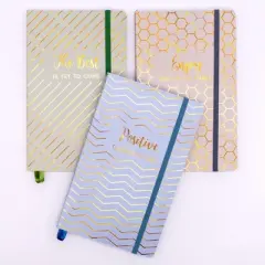 Pukka Pads Haze Journal, 8.2" x 5.11", Green, Pack of 3