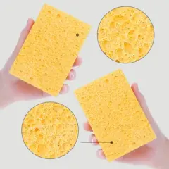 REGALWOVEN Kitchen Non-Scratch Reusable Absorbent Cleaning Sponge 3 Pcs