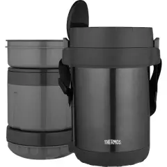 Thermos Vacuum Insulated All-In-One Meal Carrier with Spoon - Stainless Steel