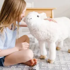 Melissa & Doug Giant Sheep -  Lifelike Stuffed Animal (nearly 2 feet tall)