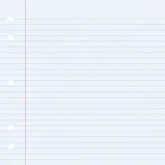 School Smart 5-Hole Punched Filler Paper w/ Red Margin, 8-1/2 x 11 Inches, Wide Ruled, 500 Sheets