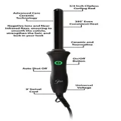 Sultra Bombshell Collection 3/4-inch Clipless Curling Rod