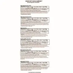 Crave Beverages Hot Chocolate Pods for K-Cup Brewers, Assorted Flavors,40 Count