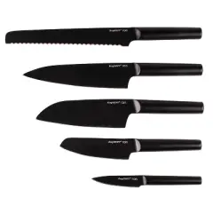 BergHOFF Ron 6Pc Knife Block Set, Black