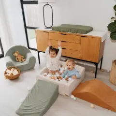 Fun Climbing Toy Set for Toddlers 1-3 - Includes Tunnel, Ball Pit & Climbing Blocks for Endless Indoor Fun - Safe Foam Play Gym for Babies/Kids